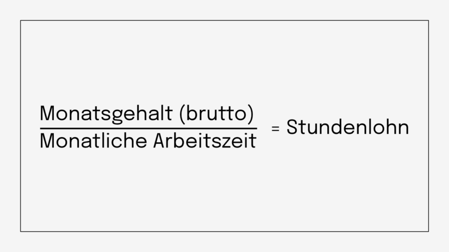 Berechnung der täglichen, wöchentlichen und monatlichen Arbeitszeit