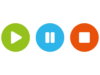 Bild Buttons Zeiterfassung per Stempeluhr-App | ShiftJuggler
