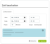 Planzeiten bestätigen in ShiftJuggler